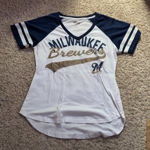 Womens Milwaukee Brewers V-Neck